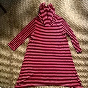Russ Berens navy/red dress. Size Medium
